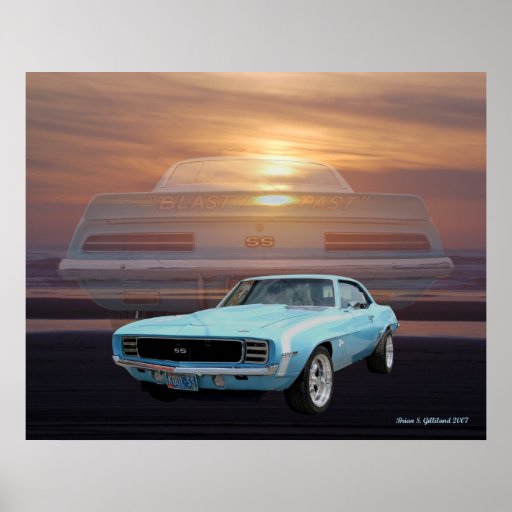camaro för 67 ss/rs affischer