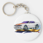 Camaro Vit-Orange bil 2010 Nyckel Ring