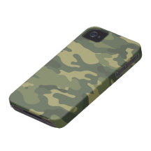 Camo mönster för jägare eller mililtary Case-Mate iPhone 4 fodral