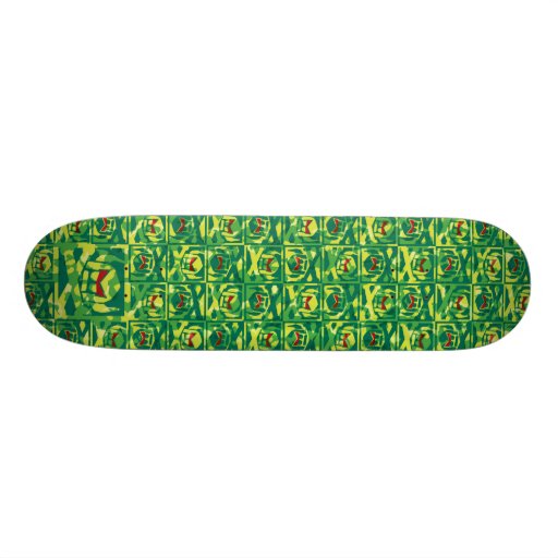 Camo svenskdäck - grönt skate board deck