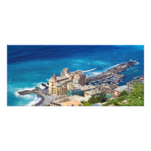Camogli antenn beskådar fotokonst
