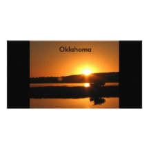 campa resa, Oklahoma Hälsningskort Med Foto