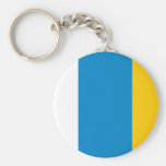 Canarian Uganda flagga Nyckelring