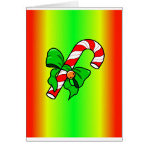 candy canejulafton hälsnings kort