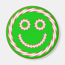 Candy canesmiley facemagnet kylskåps magneter