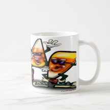 Candy cornliga kaffe kopp