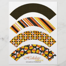 Candy cornmuffinomslag custom flyer