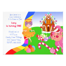 Candyland inbjudan