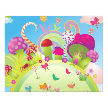 Candyland inbjudan