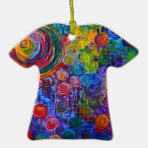 Candyland T-tröjaprydnad Julgranskulor