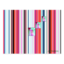 "Candystripe baby ", Vykort