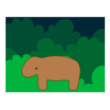 capi capybaraen vykort
