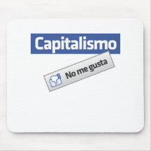 Capitalismo no me gusta alfombrillas de ratón