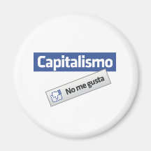 Capitalismo no me gusta imán de nevera