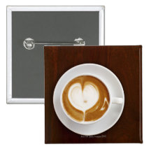 Cappuccino med kärlek pins