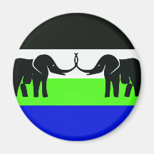 Caprivi Bantustan, Namibia Magneter För Kylskåp