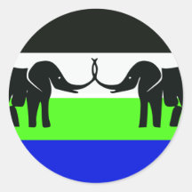 Caprivi Bantustan, Namibia Runda Klistermärken