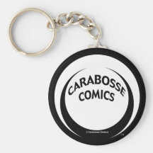 Carabosse tecknadlogotyp Keychain Nyckelring