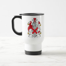 Cargill familjvapensköld kaffe kopp