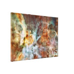 Carina Nebula slågen in kanfas Sträckt Canvastryck