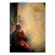 Carl Heinrich Bloch - annunciationen Hälsnings Kort
