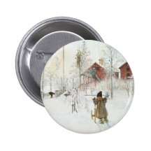 Carl Larsson - bekläda gården och tvättahuset Pins