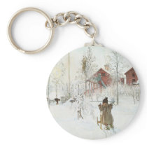 Carl Larsson - bekläda gården och Washhuset