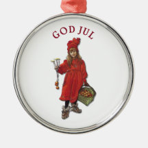 Carl Larsson gud Jul med Brita - god jul Julgranskula