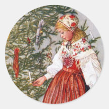 Carl Larsson julgranklistermärkear