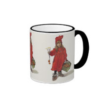 Carl Larsson lite svensk flicka: Brita som Iduna Kaffe Kopp