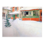 Carl Larsson stuga i snöhelgdagjul Vykort