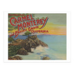 Carmel, Monterey & Stillahavs- dunge, CA - välkomn Vykort