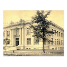 Carnegie bibliotek, statlig högskola, Pennsylvania Vykort