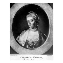 Caroline Matilda, drottning av Danmark och norge Vykort