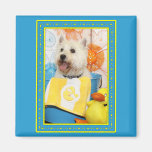 Carson - västra höglands- Terrier -6 Kylskåps Magneter