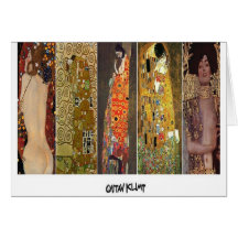 carte de voeux Klimt