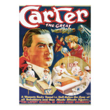 Carter den underbara vintagetrollkarlannonseringen inbjudan