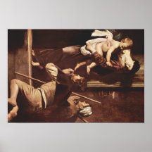Carvaggio konstarbete posters