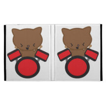 Caseable för Kawaii handelsresandekatt fodral