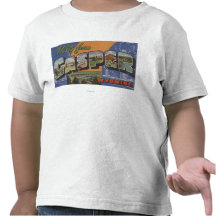 Casper Wyoming - stora brevplatser Tee Shirts