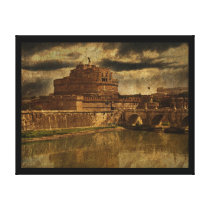 Castel saint Angelo, Rome kanfastryck