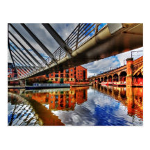 Castlefield föreningspunkt vykort