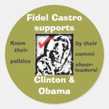 castrosealofapproval Fidel Castro, service,… Klistermärken