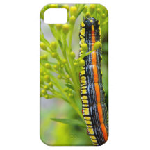 Caterpillar på ett löv iPhone 5 Case-Mate fodraler