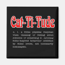 CaTTitude magnet Magnet För Kylskåp