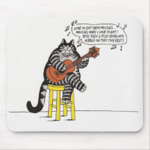 Catunes som jamar över! musmattor