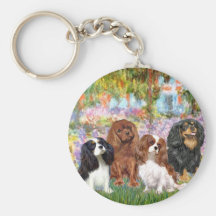 Cavaliers (4) - i Monets trädgård Nyckel Ring