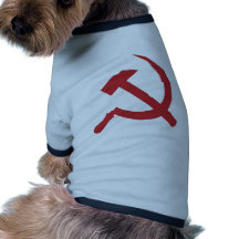 cccp ussr bultar och skäran hund kläder