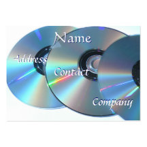 CD visitkort II för DJ