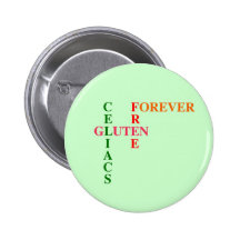 Celiacs Gluten frigör för evigt Pins